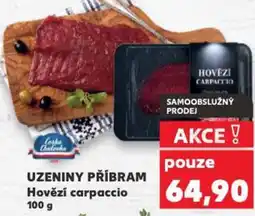 Kaufland UZENINY PŘÍBRAM Hovězí carpaccio nabídka