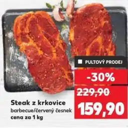 Kaufland Steak z krkovice nabídka