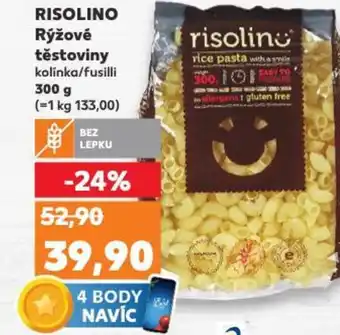 Kaufland RISOLINO Rýžové těstoviny nabídka