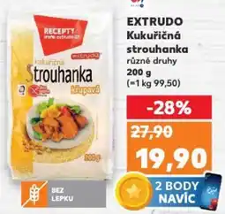 Kaufland EXTRUDO Kukuřičná strouhanka nabídka