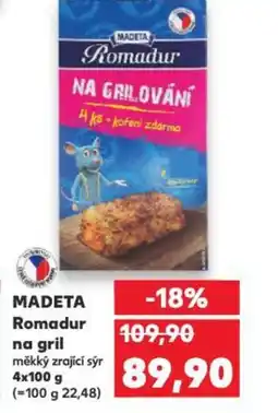 Kaufland MADETA Romadur na gril nabídka