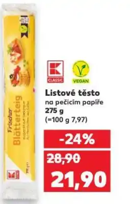 Kaufland Listové těsto nabídka
