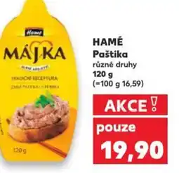 Kaufland HAMÉ Paštika nabídka