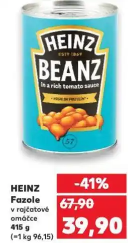 Kaufland HEINZ Fazole nabídka
