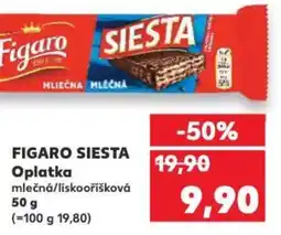 Kaufland FIGARO SIESTA Oplatka nabídka