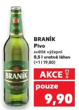 Kaufland BRANÍK Pivo nabídka