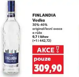 Kaufland FINLANDIA Vodka nabídka