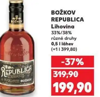 Kaufland BOŽKOV REPUBLICA Lihovina nabídka