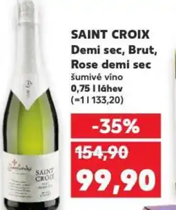 SAINT CROIX Demi sec, Brut, Rose demi sec