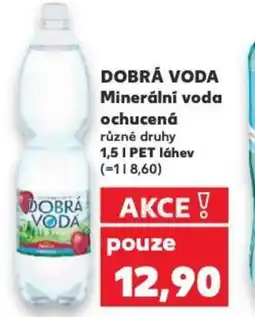 Kaufland DOBRÁ VODA Minerální voda ochucená nabídka