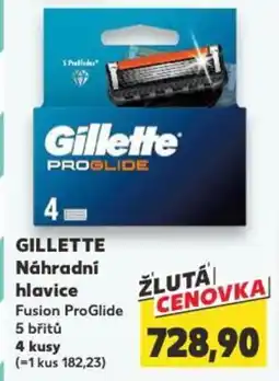 Kaufland GILLETTE Náhradní hlavice nabídka