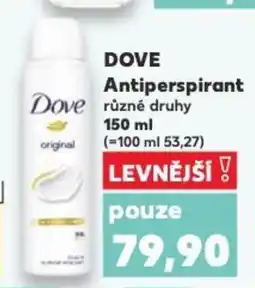 Kaufland DOVE Antiperspirant nabídka