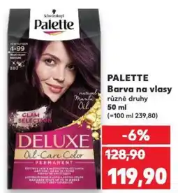 Kaufland PALETTE Barva na vlasy nabídka