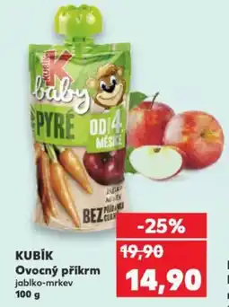 Kaufland KUBÍK Ovocný příkrm nabídka