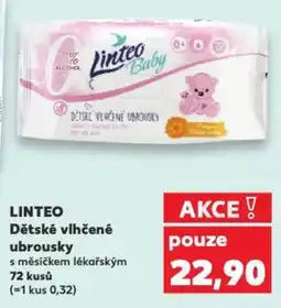Kaufland LINTEO Dětské vlhčené ubrousky nabídka