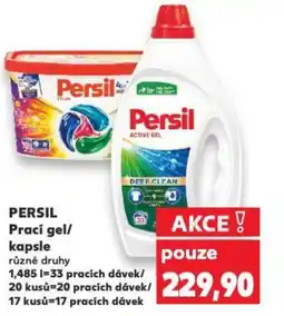 Kaufland PERSIL Prací gel/ kapsle nabídka