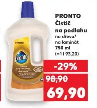 Kaufland PRONTO Čistič na podlahu nabídka