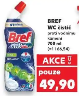 Kaufland BREF WC čistič nabídka