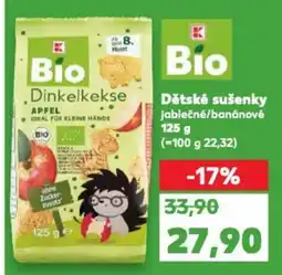 Kaufland BIO Dětské sušenky nabídka