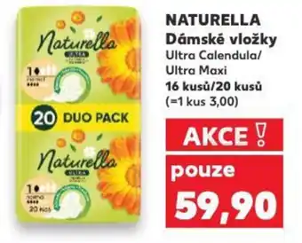 Kaufland NATURELLA Dámské vložky nabídka