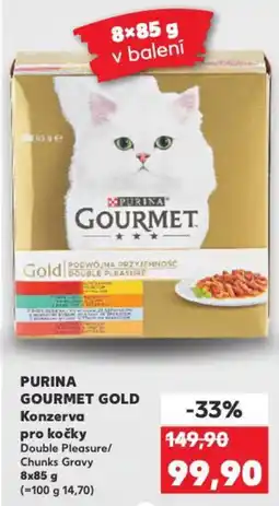 Kaufland PURINA GOURMET Gold Konzerva pro kočky nabídka