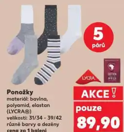 Kaufland Ponožky nabídka