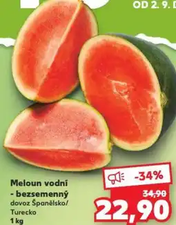 Kaufland Meloun vodní - bezsemenný nabídka