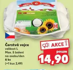 Kaufland Čerstvá vejce nabídka