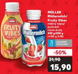 Kaufland MÜLLER Müllermilch/ Fruity Vibes nabídka