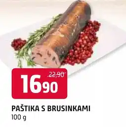 Terno Paštika s Brusinkami nabídka