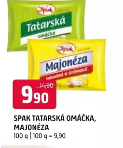 Terno SPAK Tatarská Omáčka, Majonéza nabídka