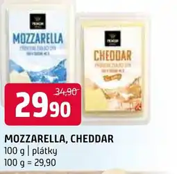 Terno Mozzarella, Cheddar nabídka