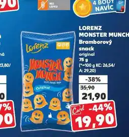 Kaufland Lorenz monster munch nabídka