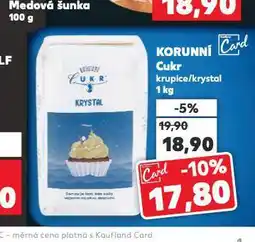 Kaufland Cukr ktupice / krystal nabídka