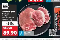 Kaufland Vepřová plec bez kosti nabídka
