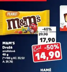 Kaufland M&m´s dražé nabídka