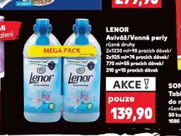 Kaufland Lenor aviváž / vonné perly nabídka