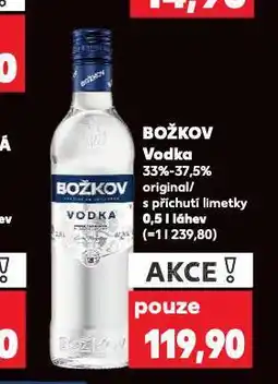 Kaufland Božkov vodka nabídka