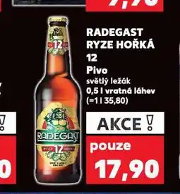 Pivo radegast ryze hořká 12