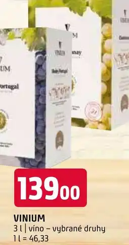 Terno VINIUM nabídka