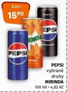 Terno PEPSI ,MIRINDA nabídka