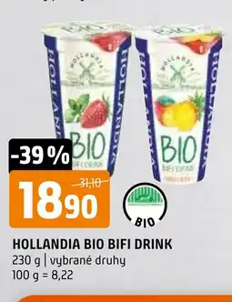 HOLLANDIA Bio bifi drink
