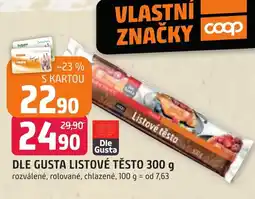 Trefa Dle Gusta Listové Těsto nabídka