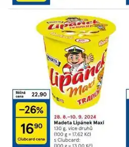 Tesco Lipánek nabídka
