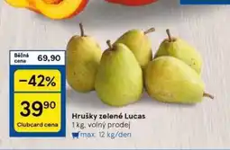 Tesco Hrušky zelené nabídka