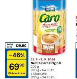 Tesco Nestlé caro originál nabídka