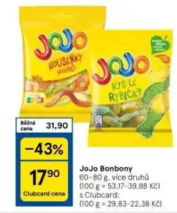 Tesco Jojo bonbony nabídka