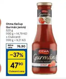 Tesco Otma kečup gurmán nabídka