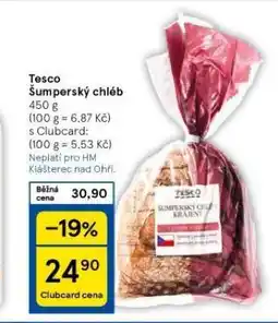 Tesco Šumperský chléb nabídka