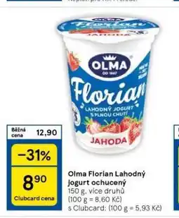 Tesco Olma florian jogurt nabídka